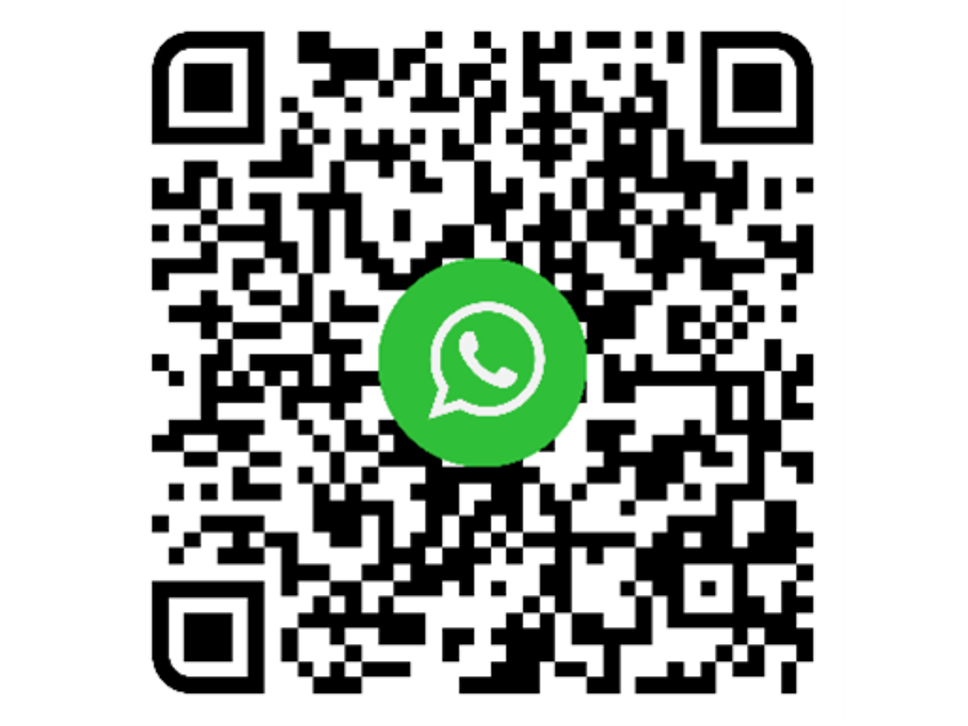 Grüner QR-Code mit dem Zusatz "Scan mich"